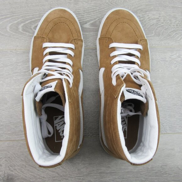 Vans Sk8-Hi Suede Sneakers Men's Size 11.5 Brown NEW - Picture 10 of 15